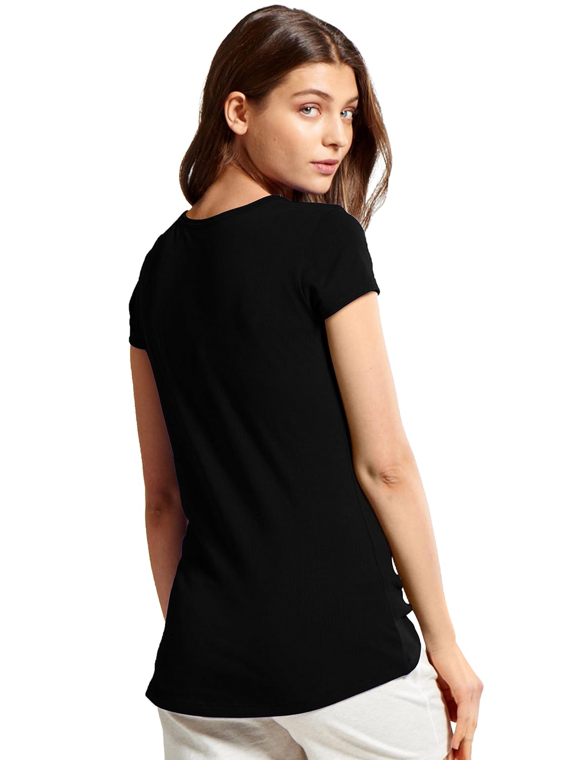 jockey women's cotton henley t-shirt