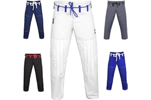 ZAFCO SPORTS Zafco Fightwear Men's Brazilian Jiu Jitsu Gi Pants 10oz Ripstop MMA Grappling Kimono
