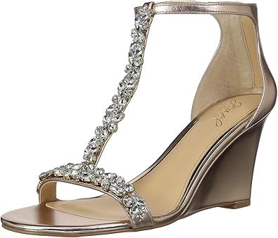 rose gold wedge sandals