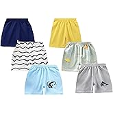 Toddler Shorts for Baby Boy Cotton Summer Lightweight Shorts Little Boys Short Pants Multipack