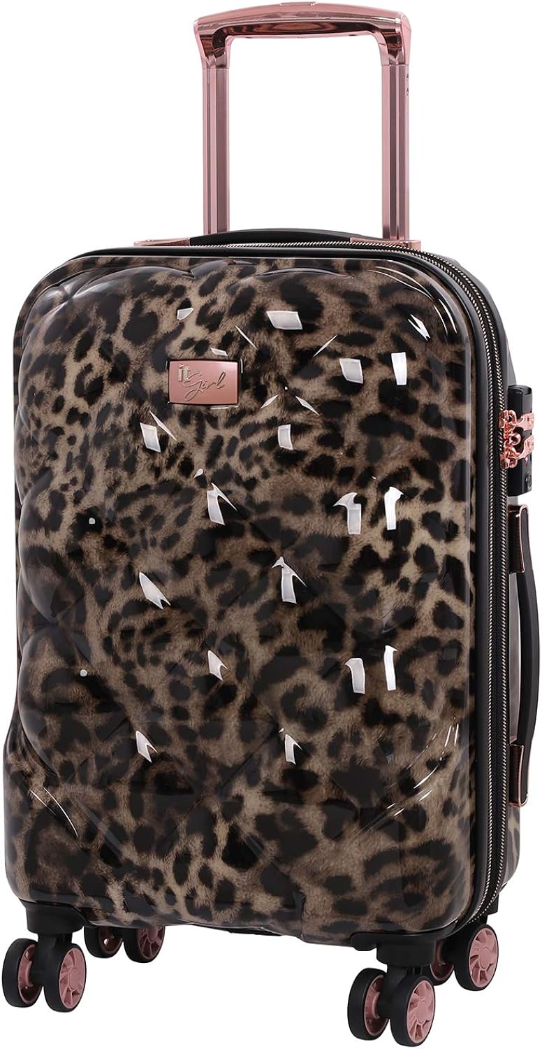 it luggage leopard