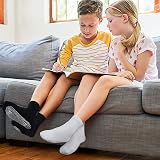 N/Q Toddler Non Slip Socks 12 Pairs Anti Skid Crew 1-10 Years Boys Girls view 3