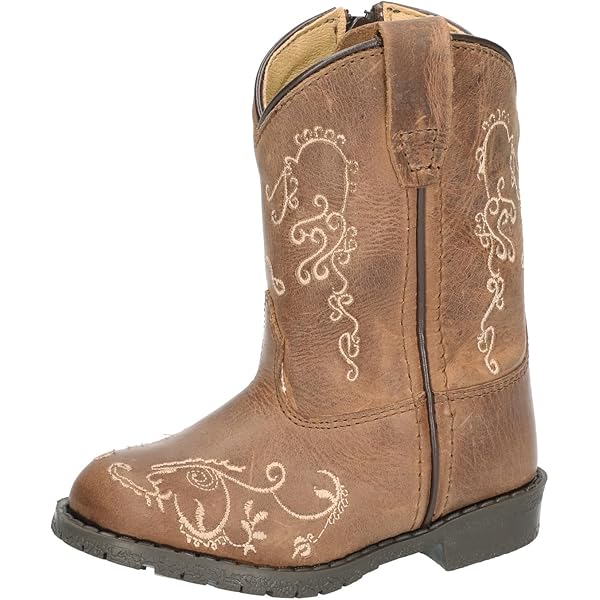 Amazon.com | Old West Boys' Canyon Cowboy Boot Snip Toe Tan 10 D(M