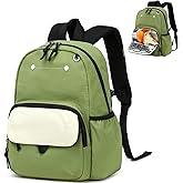 BTOOP Kids Backpack for Boys Girls 3-6, Preschool Kindergarten Backpack with Insulated Lunch Compartment & Chest Strap, Cute Lightweight School Travel Bag Fits A4 Folder