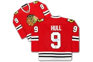 Bobby Hull Autographed Chicago Red Jersey – Signed Hockey Memorabilia Collectible (Size L or XL)