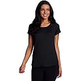 RBX Active Women's Athletic Quick Dry Space Dye Short Sleeve Yoga T-Shirt