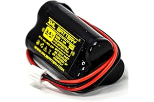 XML Battery (1 Pack) Unitech AA900MAH 3.6V Exitronix 10010037 Lowes 253799 BBAT0063A TOPA 6200RP 6200-RP 3.6v 900mAh Ni-CD Battery Pack Replacement for Exit Sign Emergency Light
