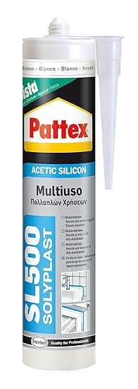 Dichtmasse PATTEX SL500 Mehrzweck grau art.1536083