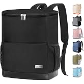 Insulated Cooler Backpack Outdoor - Leak Proof Backpack Cooler 30 Cans, Waterproof Lightweight Cooler Bag for 12h Hot/Cold Retention - Soft Cooler for Travel, Camping, Beach, Lunch