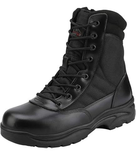 Amazon.com: G4U-CT Men's Tactical Boots Black Side Zipper 8 (6 D(M