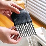 AIOUNIYA Potato Crinkle Cutter Stainless Steel Wave Cutter 5.5in Kitchen Knife view 7
