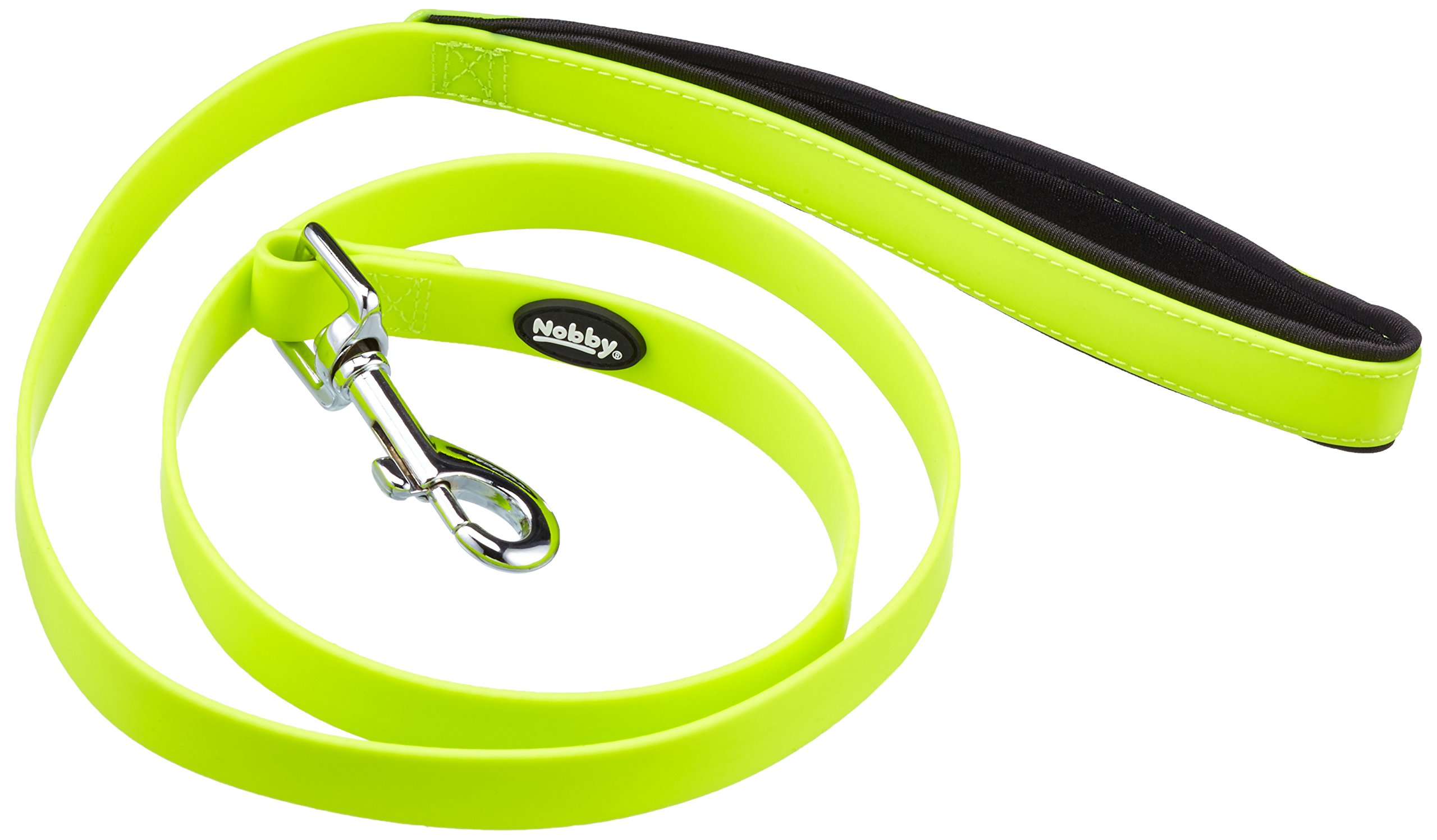 Nobby Cover Dog Lead, 120 cm/20 mm, Neon Yellow