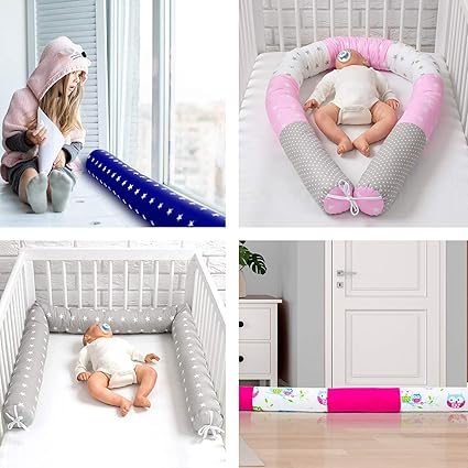 Boudin De Porte Cousu A La Main Dans Lue Patchwork 210 Cm Tour De Lit Pour Bebe 300 Cm Bleu Rouge Coton La Chambre De Bebe Bebe Et Puericulture Sistemicagroup Cl