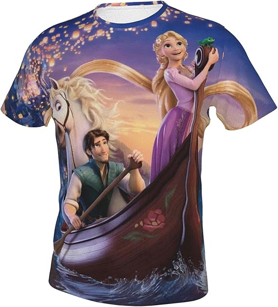 Amazon Co Jp 塔の上のラプンツェル 2 カジュアル Tシャツ 春と夏の秋 半袖 衣装 トレーナー 日常 シャツ レディース 半袖 子供 服コスチューム ファッション潮流 メンズ 身を修める 運動する 半袖 上着 服 ファッション小物