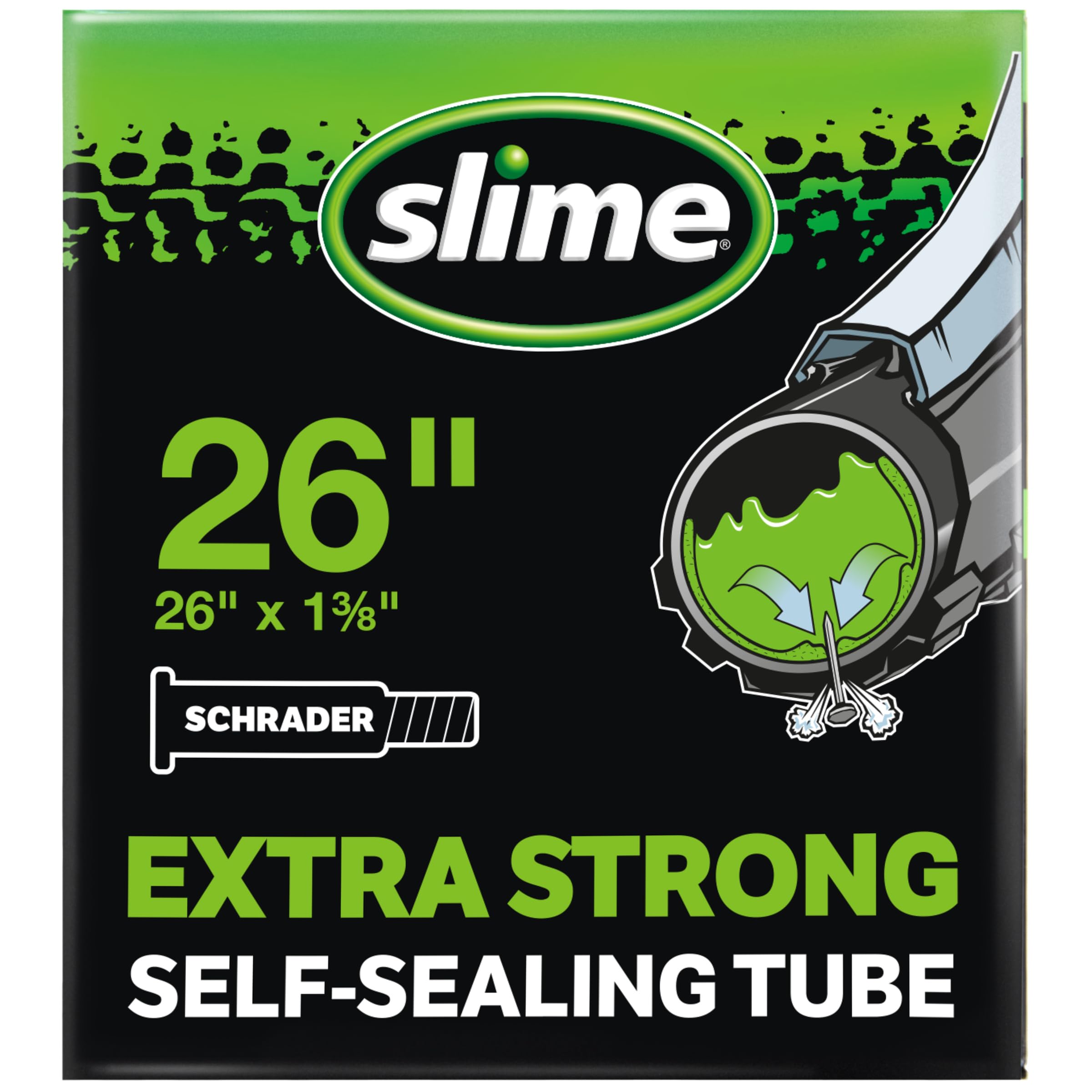Photo 1 of Bike Inner Tube with Slime Puncture Sealant, Extra Strong, Self Sealing, Prevent and Repair
