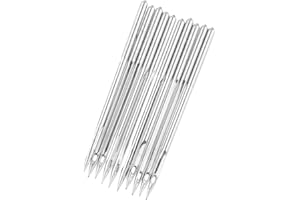 HICELLO 10Pcs DB*1 Industrial Sewing Machine Needles for JUKI DDL-555 Singer Brother,Size:22/140