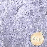Zankubom 2 LB White Crinkle Cut Paper Shred Filler