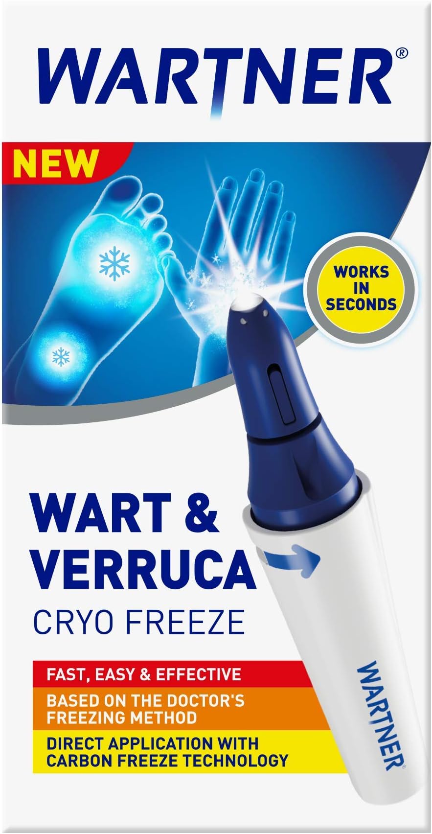 WARTNER Cryo Freeze Wart & Verruca Remover Carbon Freeze Technology
