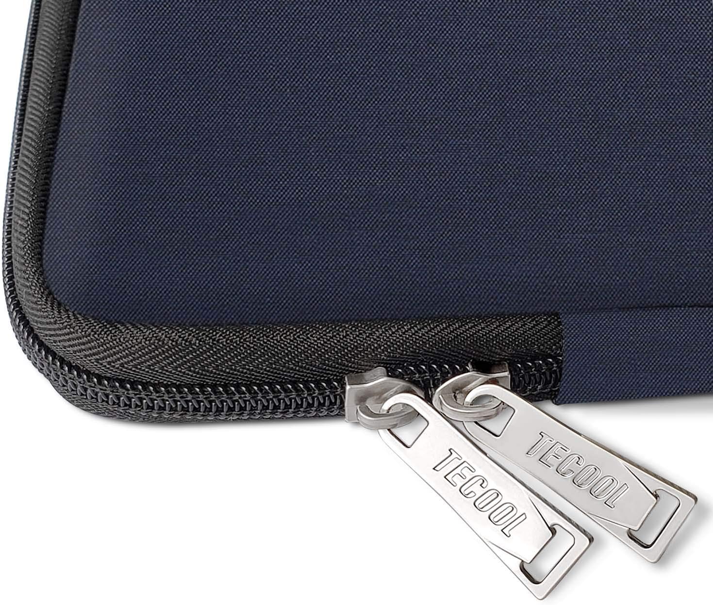 TECOOL 15.6 Inch Laptop Sleeve Protective Laptop Case 15.6 Inch for 15 15.6" HP Lenovo ThinkPad IdeaPad Dell Acer Asus Notebook Chromebook,Water-resistant Laptop Case Laptop Bag 15 15.6,Dark Blue - Image 5