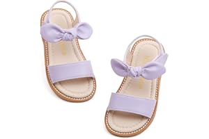 Kiderence Toddler Girls Sandals Little Girls Kids Summer Shoes Toddler Sandals