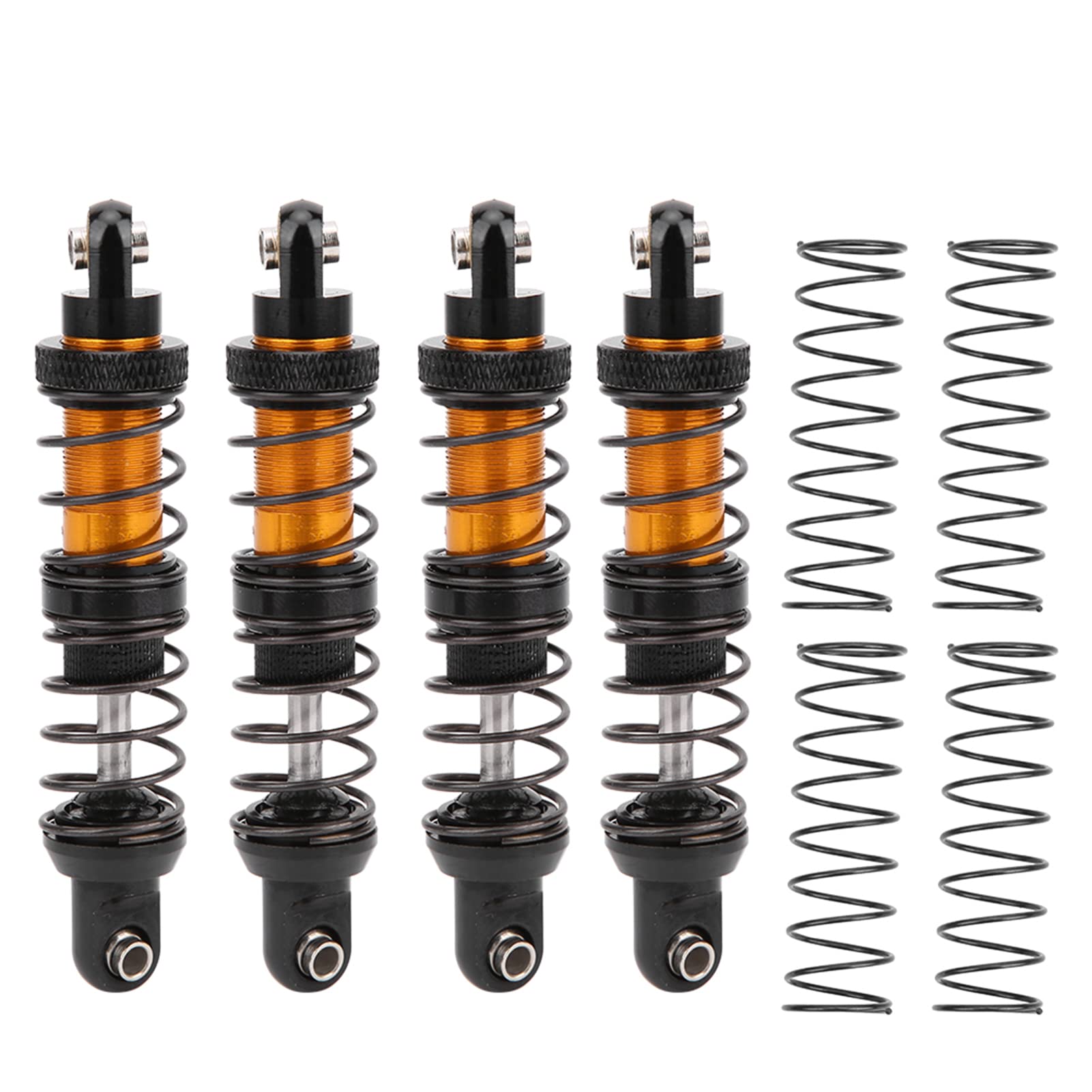 RC Shock Struts Damper, Oil Suspension Shock Struts Damper RC Car Metal Shock Absorber Compatible with Tamiya CC01(70mm)