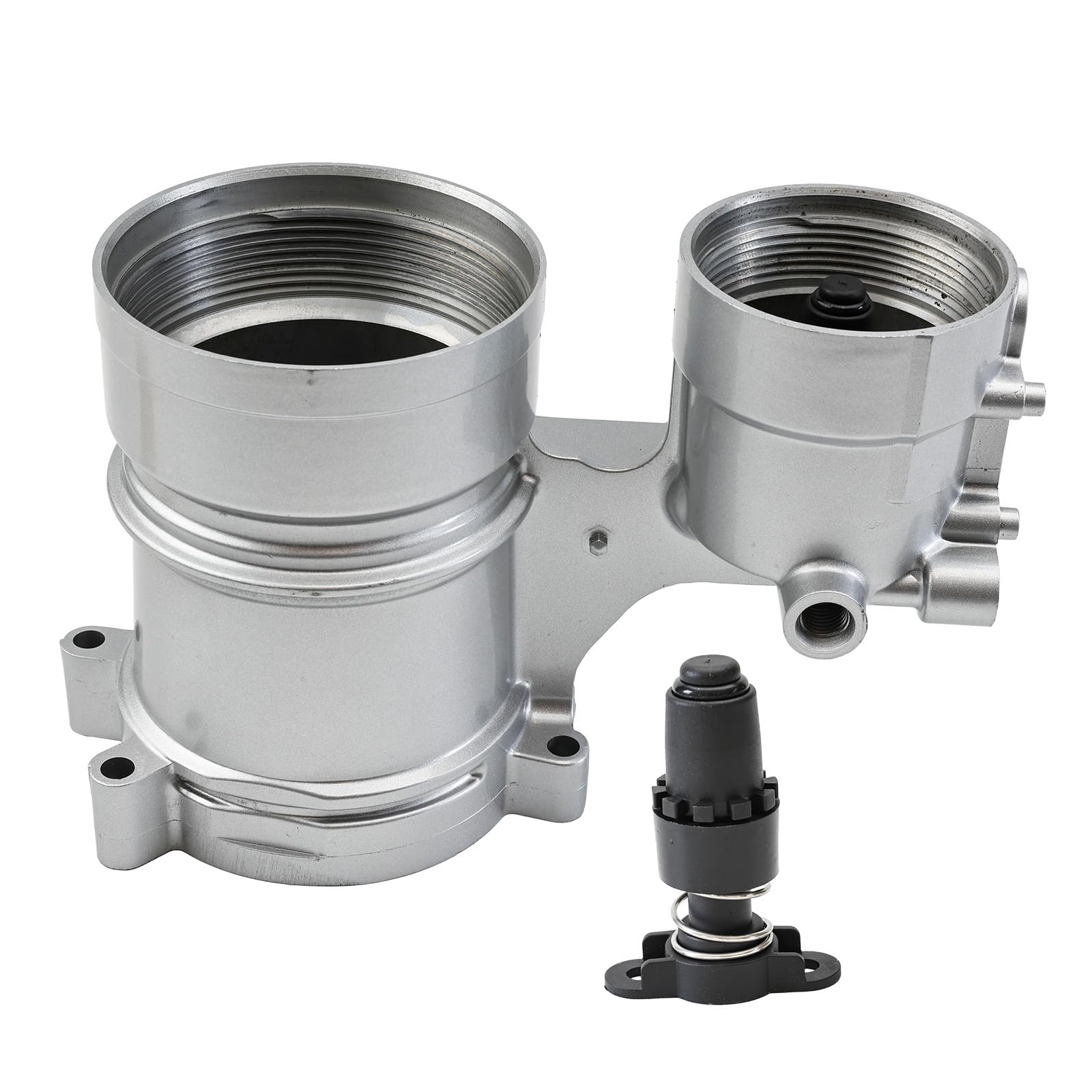 Photo 1 of MITZONE Aluminum Oil Filter Housing with Sensor Compatible with Ford 6.0L Power-Stroke Diesel Ford F-250 F-350 F-450 2003-2010 E150 E250 2005-2010 International CF500 CF600 2005-2008 4.5L V6 VT275