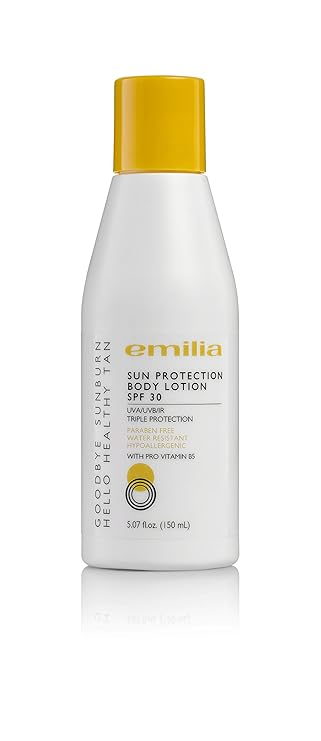 Amazon Com Emilia Sun Protection Body Lotion Spf 30 Waterproof