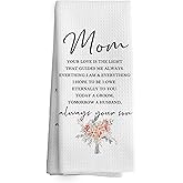 TAEDIN Mom Gifts Kitchen Towels, Boy Mom Dish Towel Dishcloth 16x24 Inches, Mother's Day Birthday Thank You Gifts for Mom Decorative Absorbent Hand Tea Towels Decor