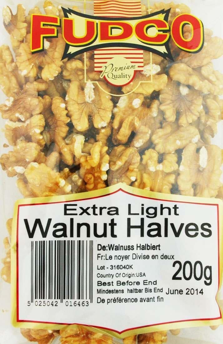 FudcoExtra Light Walnut Halves 200G