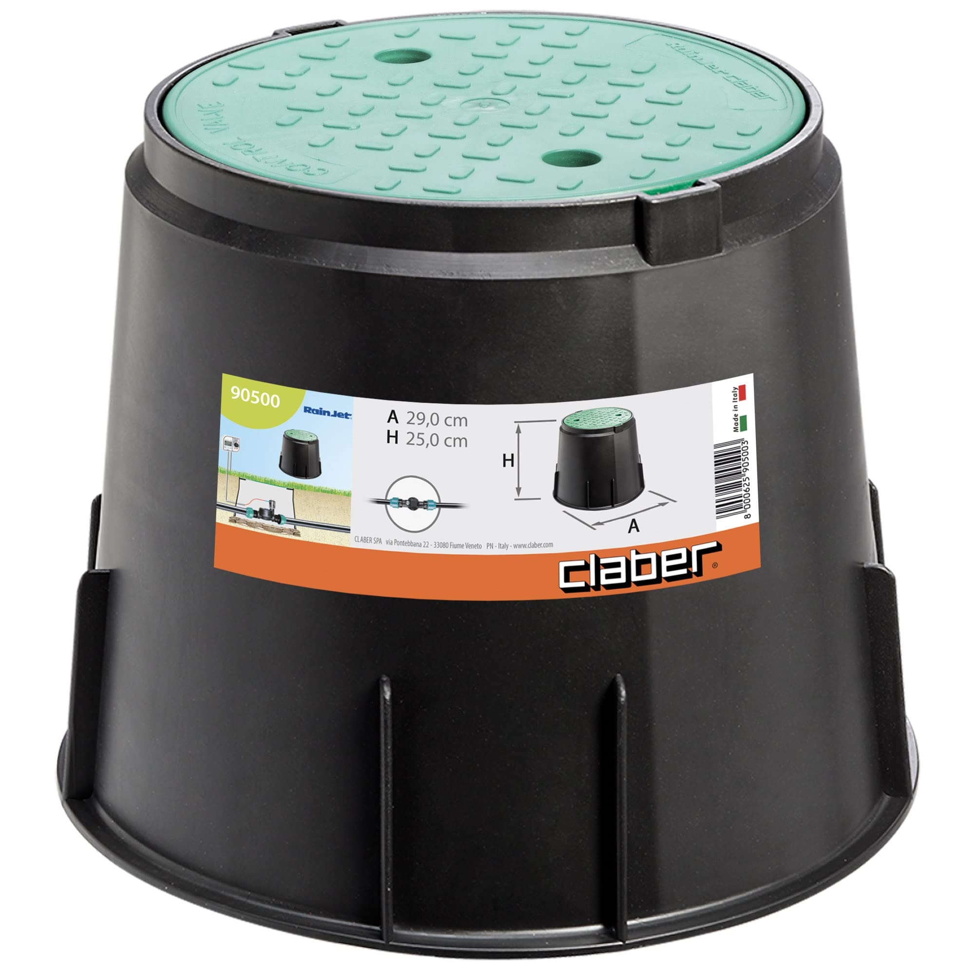 Claber 90500 Inter. cockpit circular, Black