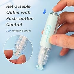 BITOSEE Refillable Retractable Quick Dry White Out