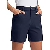 G Gradual 5" Women's Golf Shorts Stretchy Lightweight Outdoor Hiking Shorts with Pockets Shorts for Women Casual Summer
