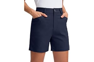 G Gradual 5" Women's Golf Shorts Stretchy Lightweight Outdoor Hiking Shorts with Pockets Shorts for Women Casual Summer