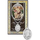 Hirten St. Mark Pewter Medal Pendant with Chain, Made in USA