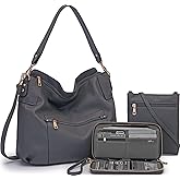 Large Crossbody Bags Ladies Shoulder Handbags Purse and Wallet Set for Women Totes Hobo Purses
