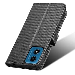 Elubugod Compatible with Motorola Moto G24 Leather