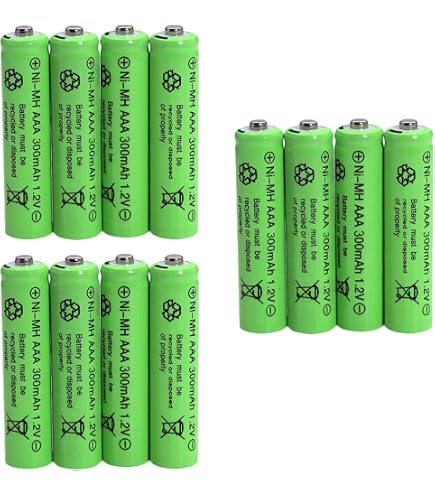thumbnail image 2 of Affordable Store 16-Pack AA Ni-Cd Rechargeable Batteries – 1.2V 300mAh For Solar Lights 2 of 6