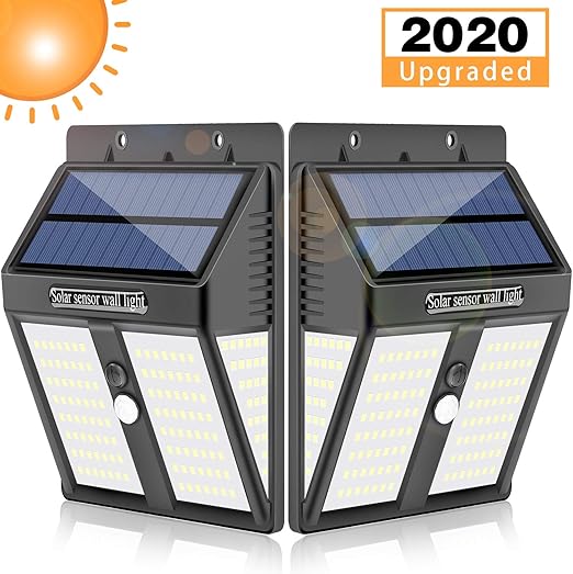 Solar Lights Outdoor Dothnix Upgraded 146 Led Solar Motion Sensor