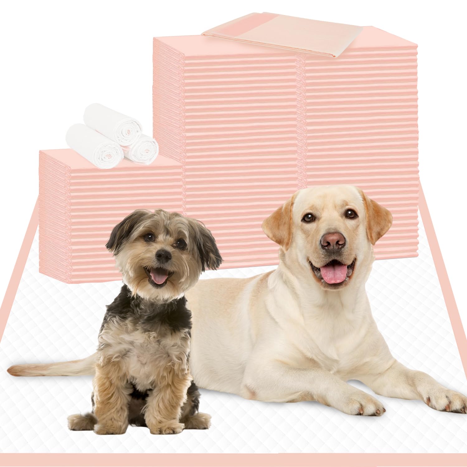 Photo 1 of Oomicat Puppy Pads Extra Large 36" × 36" - 45 Count XXL Dog Pee Pads, Pink Doggy Pads ?Disposable Pet Training Pads, Super Absorbent & Leak-Proof & Quick Drying Potty Pads