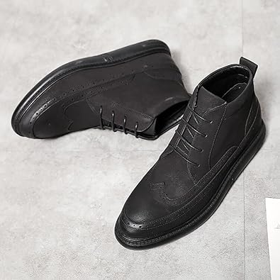 Amazon ハンフウ Humgfeng メンズブーツ マーティンブーツ 本革