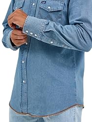 WranglermensCowboy Cut Western Long Sleeve Snap