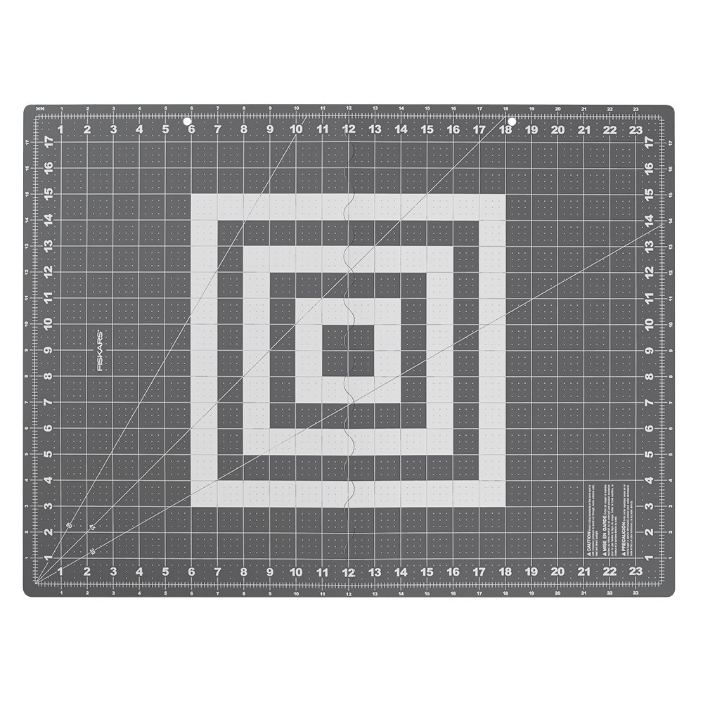 Fiskars Folding Cutting Mat, Gray, 12.8" L x 0.2" W