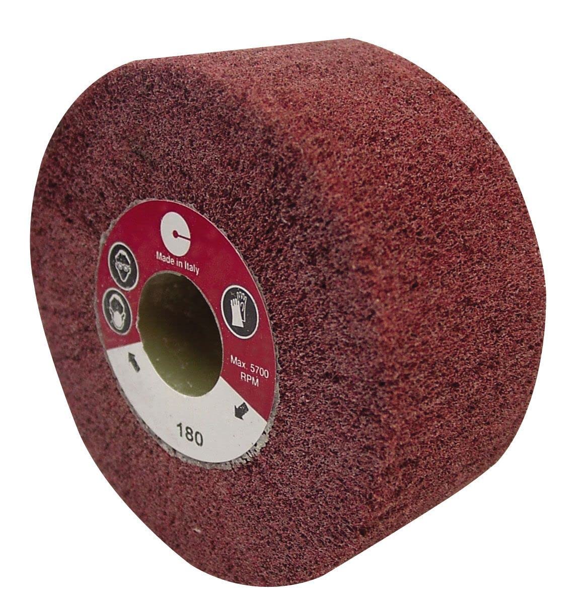 CALFLEX RNFS100100A/VF - Rueda fibra de núcleo RNFS (Ø Ext. 110 mm; Espesor 100 mm; Núcleo 19K; Grano 280-320)