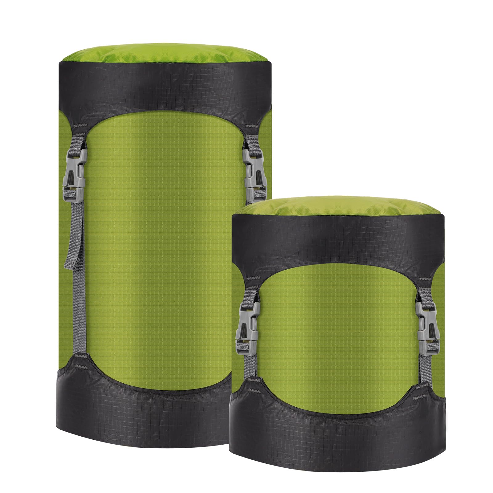 Risipu Compression Stuff Sack, 8L/15L/25L/35L/52L Sleeping Bag Compression Sack Great for Compression Bag Waterproof Outdoor Storage Bag for Backpacking, Traveling,Hiking and Camping (Green, XXL)