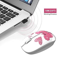 TENMOS M101 Wireless Mouse Cute Silent Computer