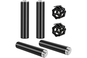 EVERYMATE Weight Plate Holder Power Rack Attachment 2 Inch Olympic Plate Storage Power Squat Rack Holder Weight Plates for 2x2 3x3 2x3 Power Cage Accessories Weight Plate Rack