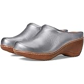 SoftWalk Women's Madison Clog, Pewter, 10 Narrow