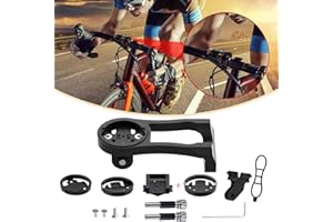 BIKOOCO Cycling Computer Mount - Versatile Out Front GPS Mount for Wahoo, Garmin, Bryton, Cateye - Compatible with 1.26''/32mm Handlebars - Ideal for Mountain Bikes and More