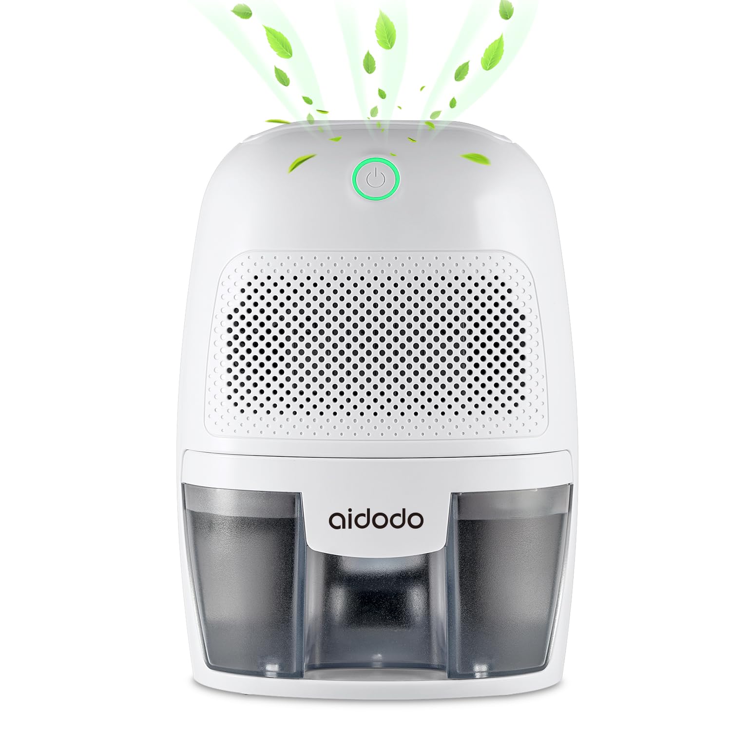 Aidodo Dehumidifier Mini Electric 600ml, Portable Dehumidifiers Absorb Water 300ml / 24h, Automatic Shutdown,Ultra Quiet Air Cleaner for Home, Kitchen, Garage, Wardrobe, Basement