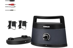 SIMOLIO Wireless TV Speakers for Seniors & Elderly, Bluetooth Speaker for Smart TV, 3 EQ Modes, Voice Highlighting, Portable 